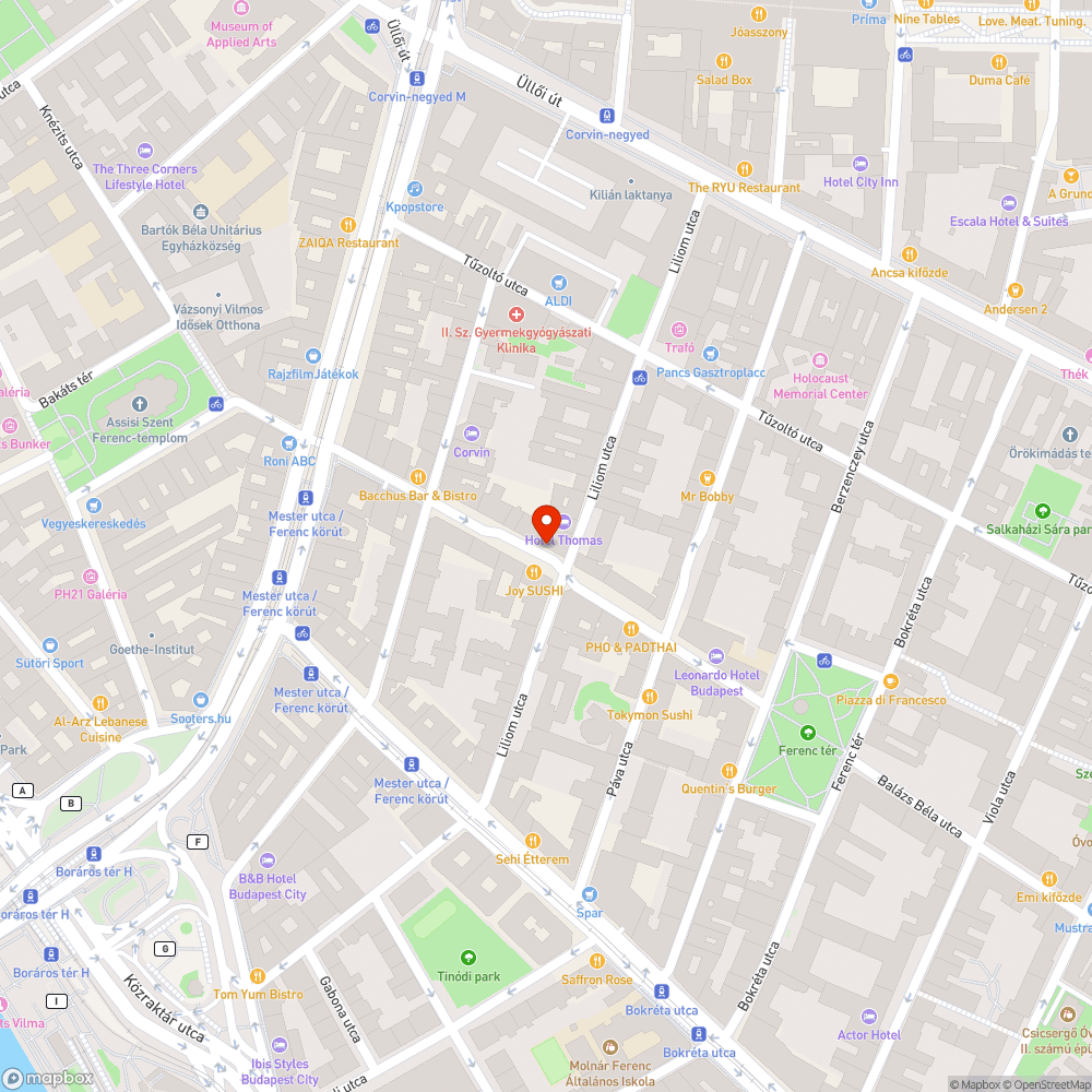 Egy elpusztult fa bejelentés helye