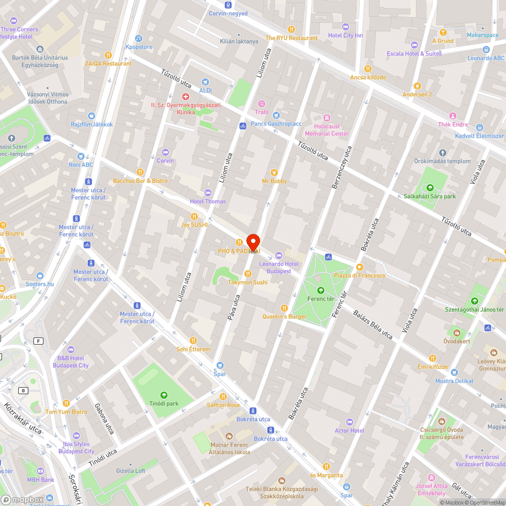 Egy elpusztult fa bejelentés helye