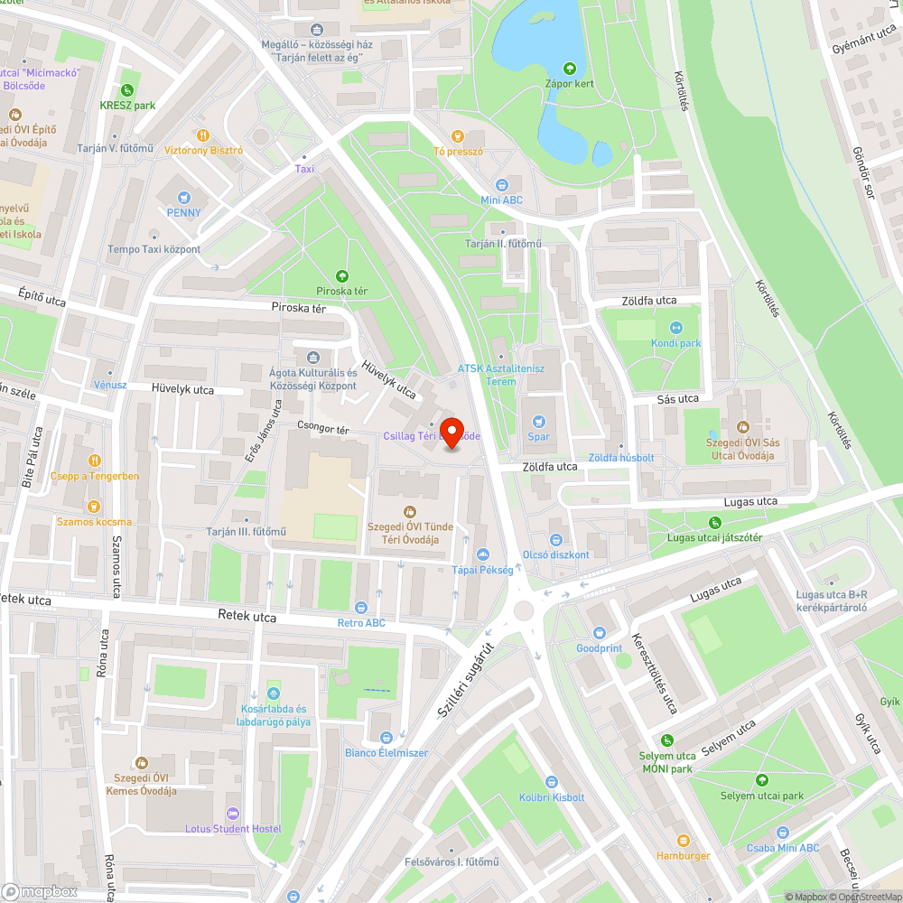 Lámpatest hiányzik bejelentés helye