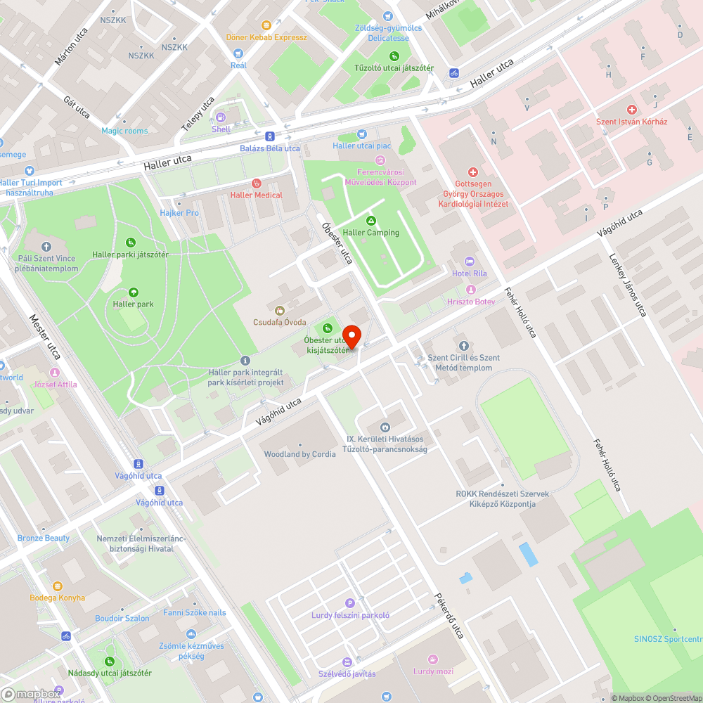 Derékig érő fű/gaz bejelentés helye