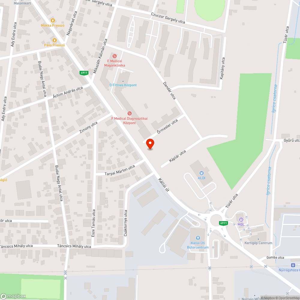 Segítségre szoruló fák bejelentés helye