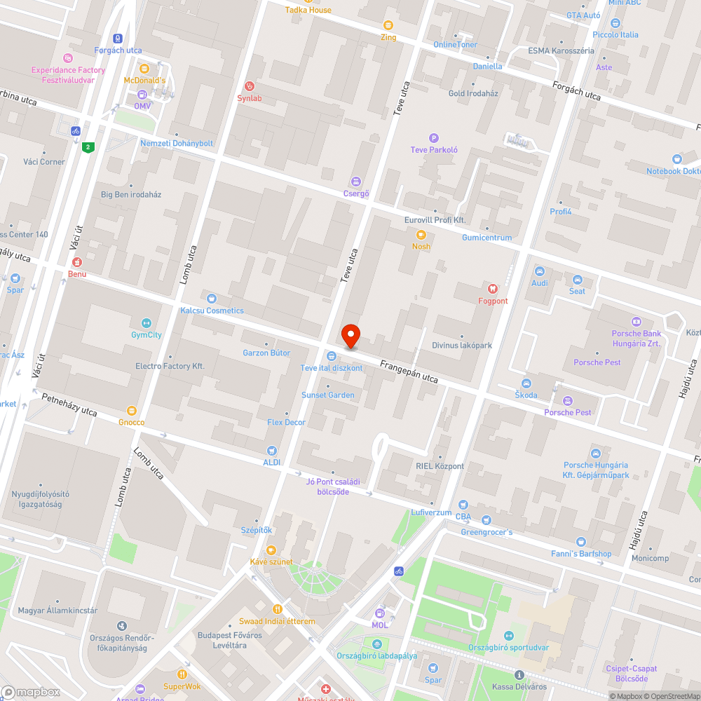 Kiszáradt 8m-es magas kőris bejelentés helye