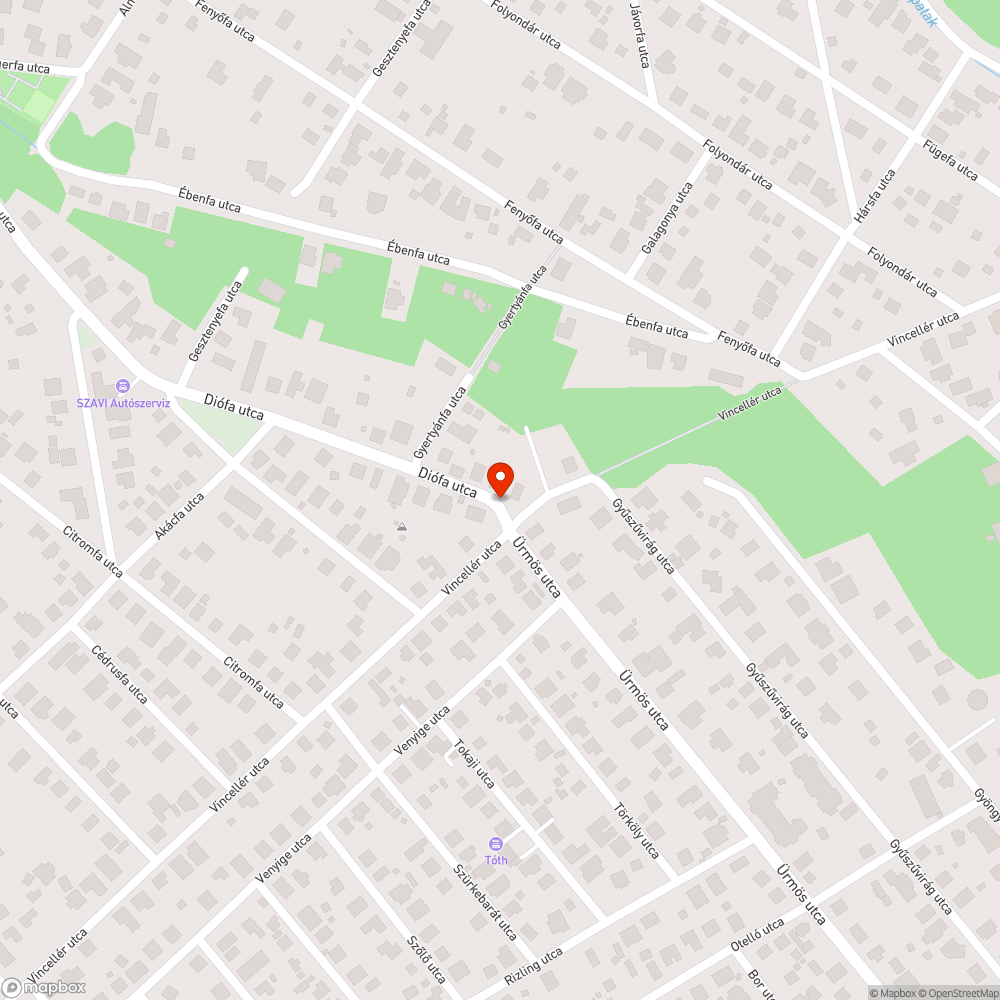 Veszélyes útszakasz bejelentés helye