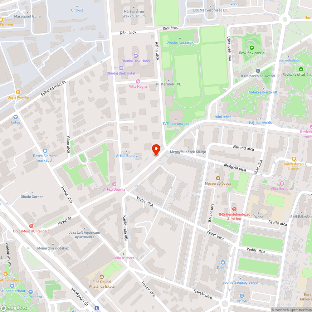 Abroncs- és felnigyilkos kátyú bejelentés helye