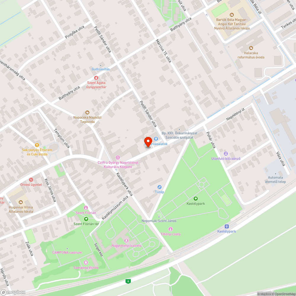 Tönkrement fedlap, keret kiáll bejelentés helye