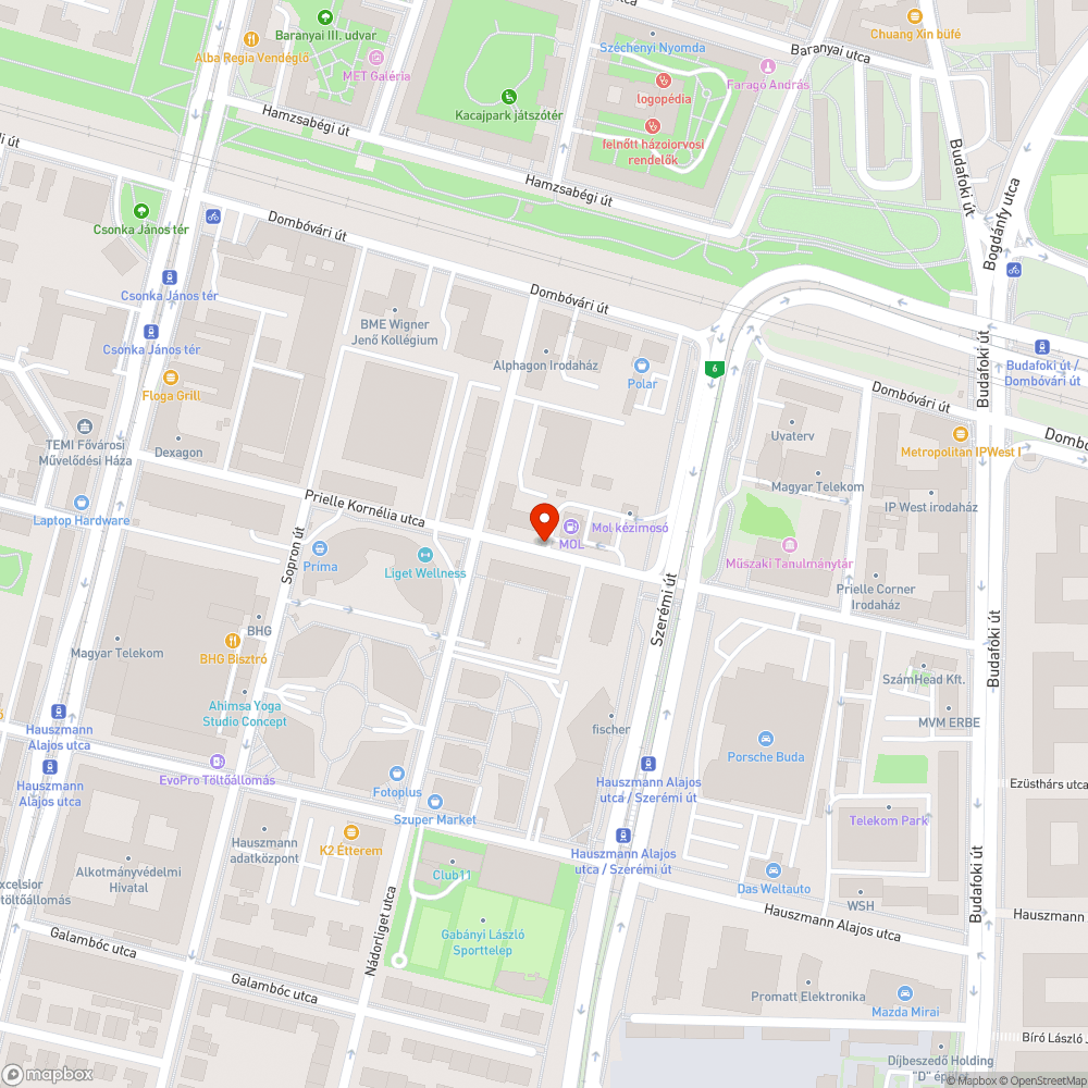 Hiányzó aszfalt a csatornafedél körül bejelentés helye