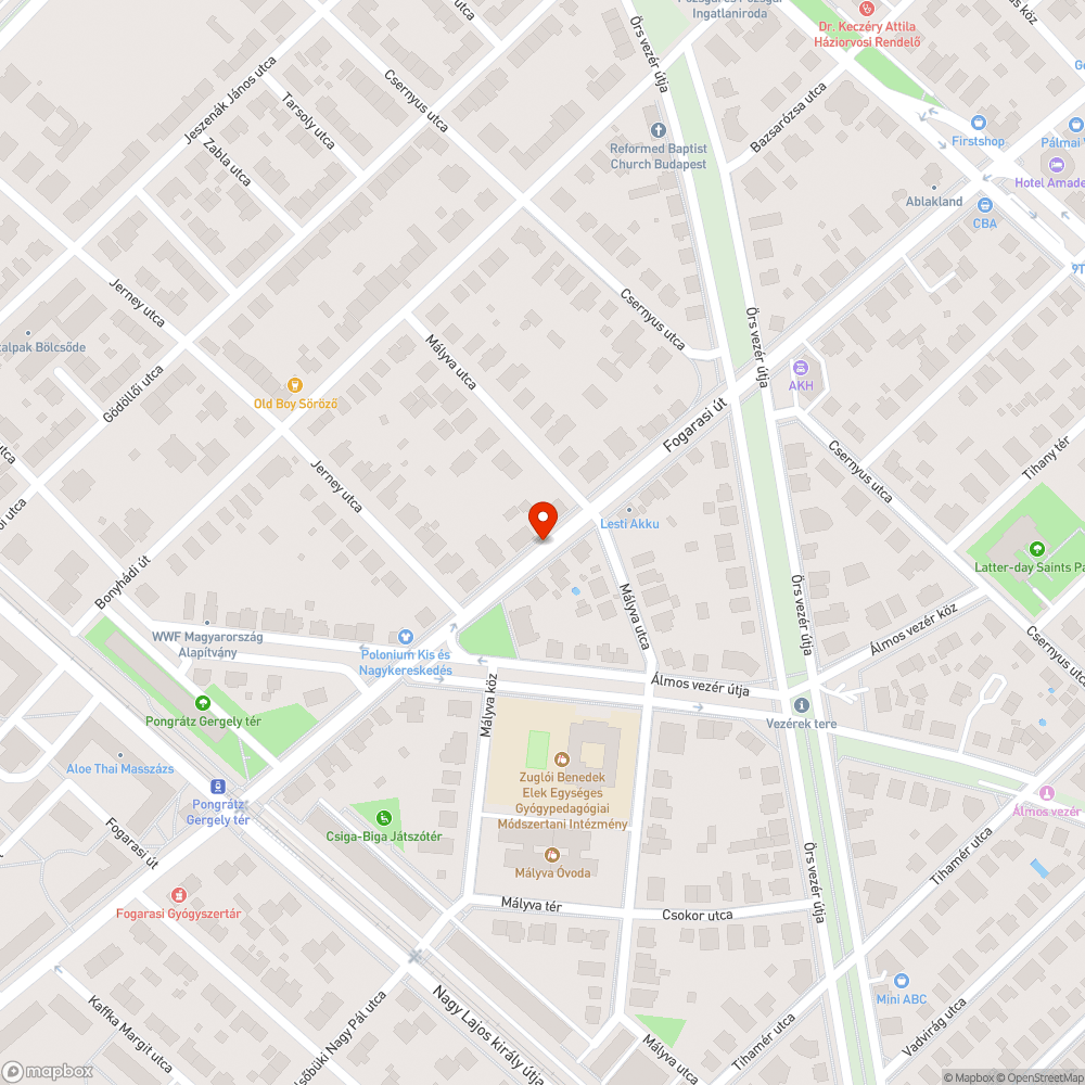 Eltört víznyelő - Mályva utca trolibuszmegálló bejelentés helye