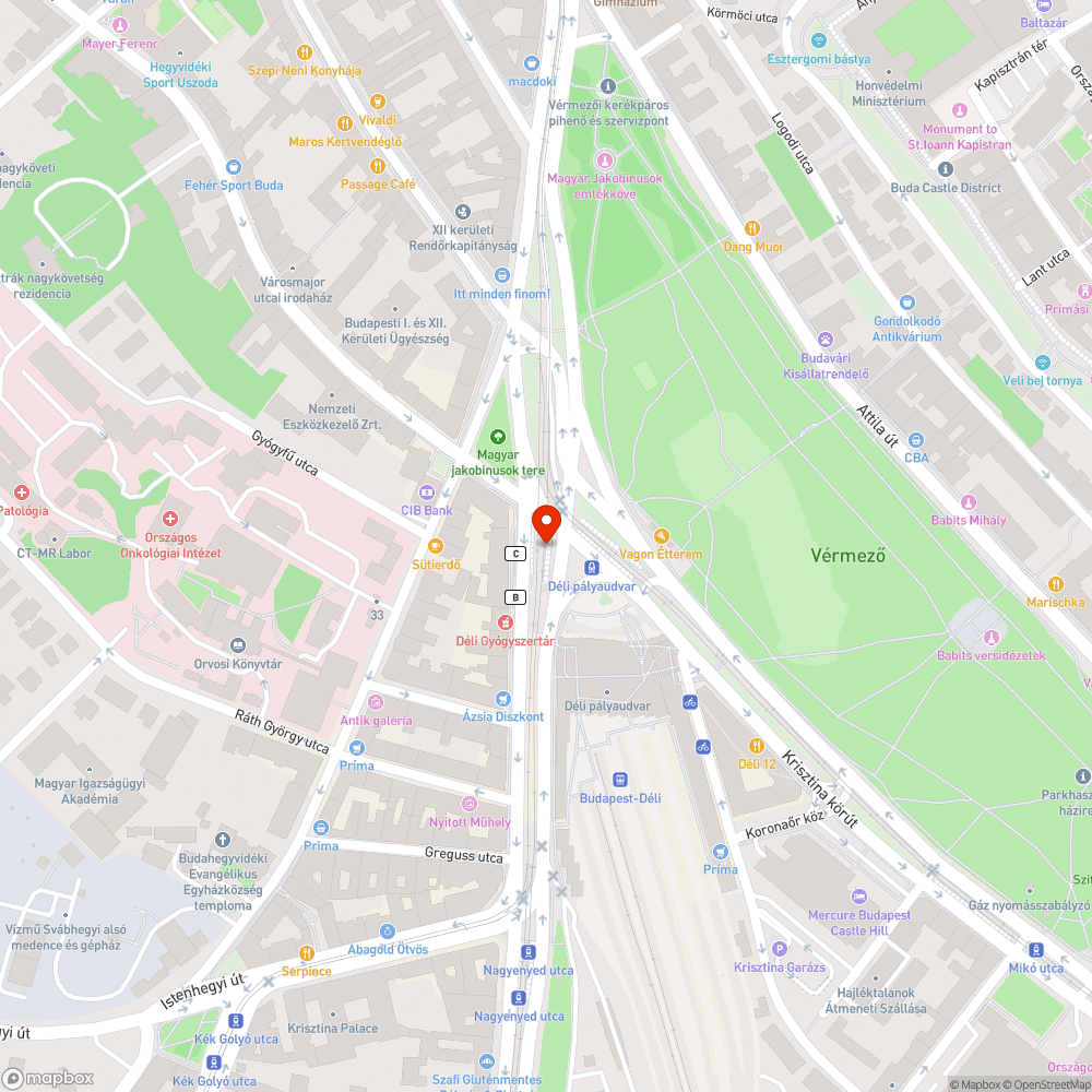 Nem működő futár kijelző bejelentés helye