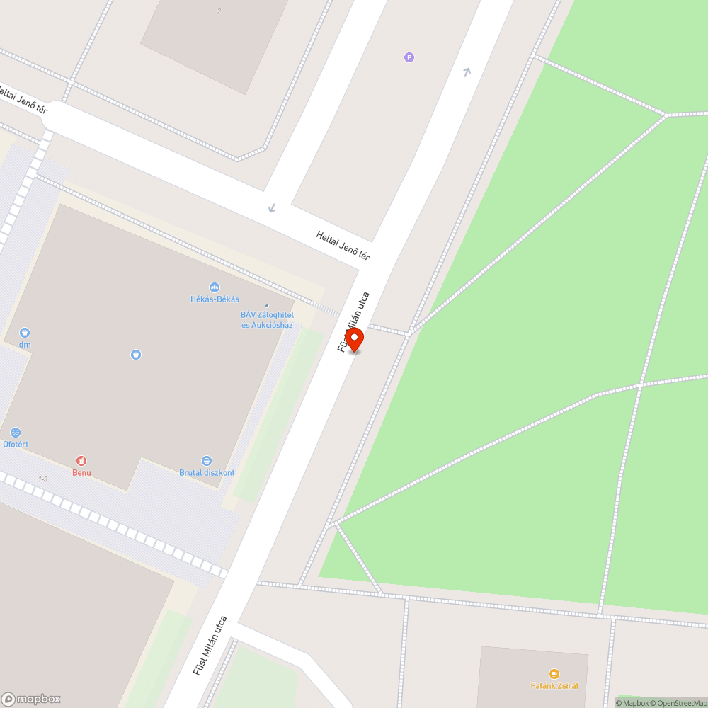 Kidőlt kuka bejelentés helye