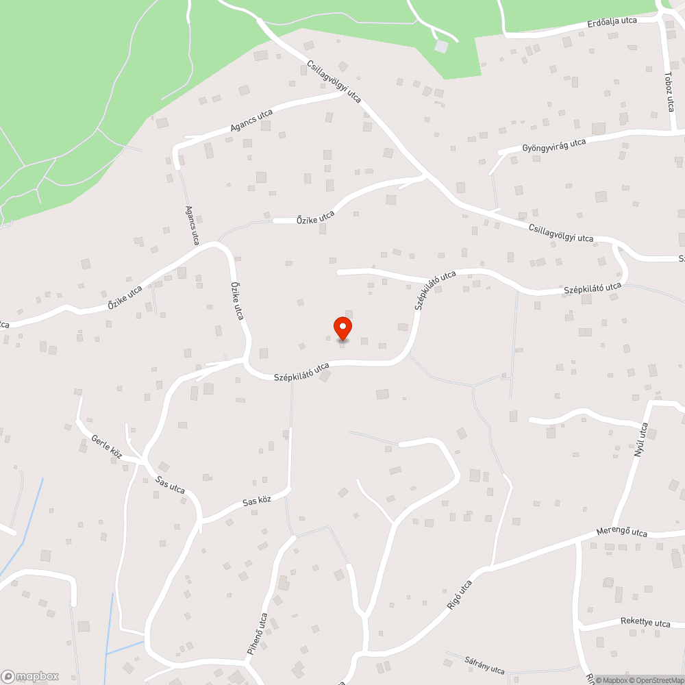 Rengeteg kátyű Budaörsön a Frankhegyen bejelentés helye