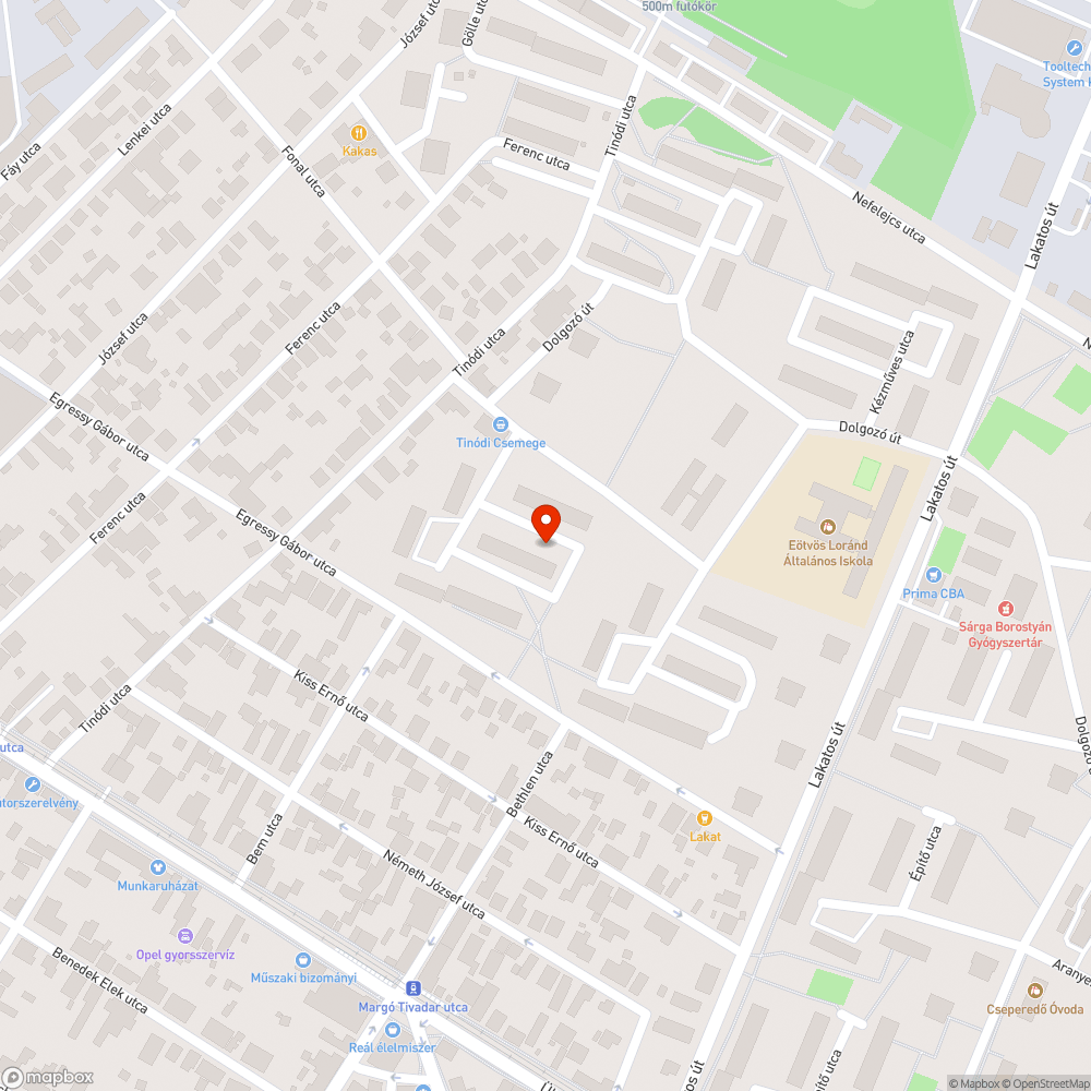 Parkolóhelyek felfestései nem látszanak bejelentés helye