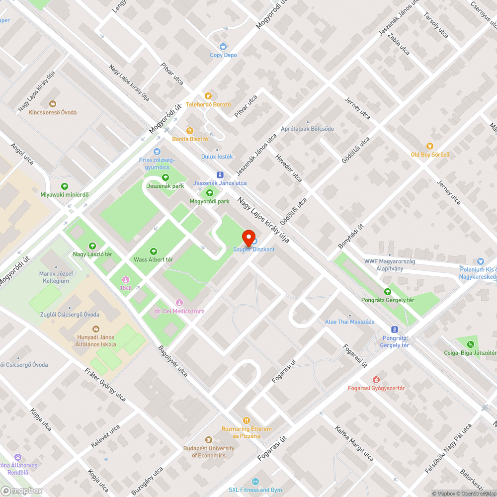 Elhanyagolt terület bejelentés helye