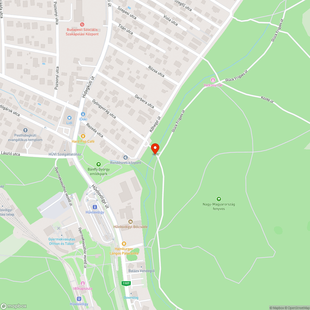 Összefirkált padok bejelentés helye