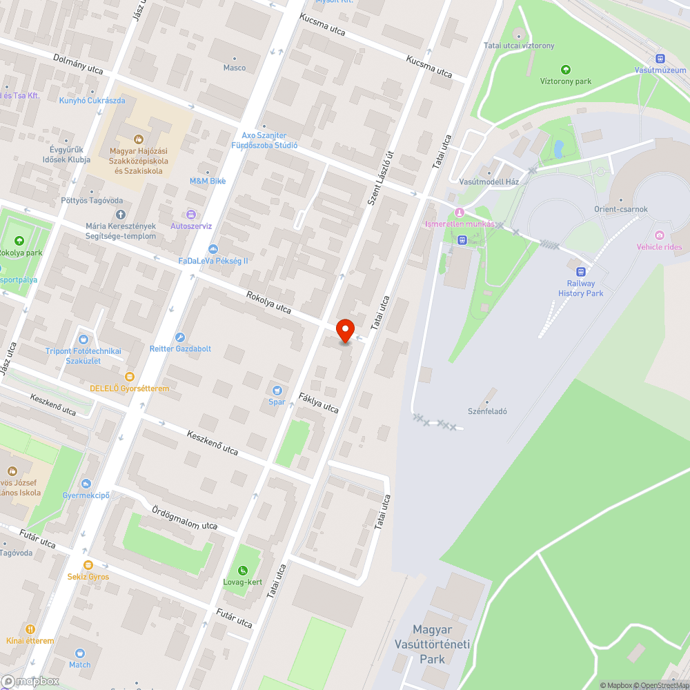 Törött autó bejelentés helye