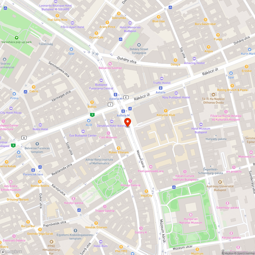 Hiányzó parkolásgátló oszlop bejelentés helye