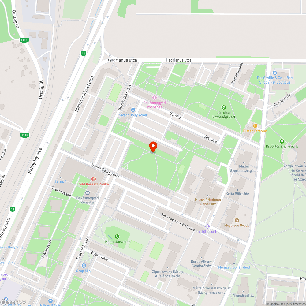 Sajnos meghalt bejelentés helye