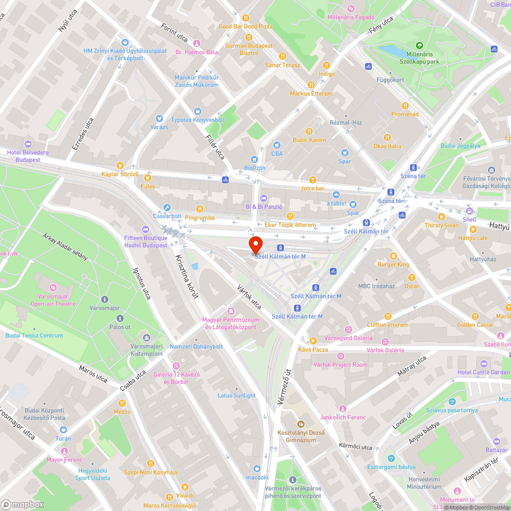 Nem működő ivókút a Moszkván bejelentés helye