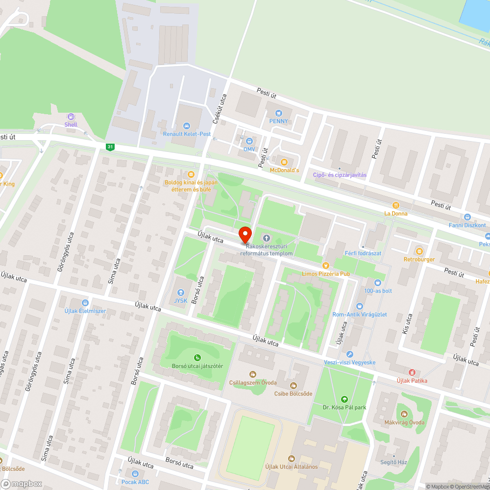 Kàtyú bejelentés helye