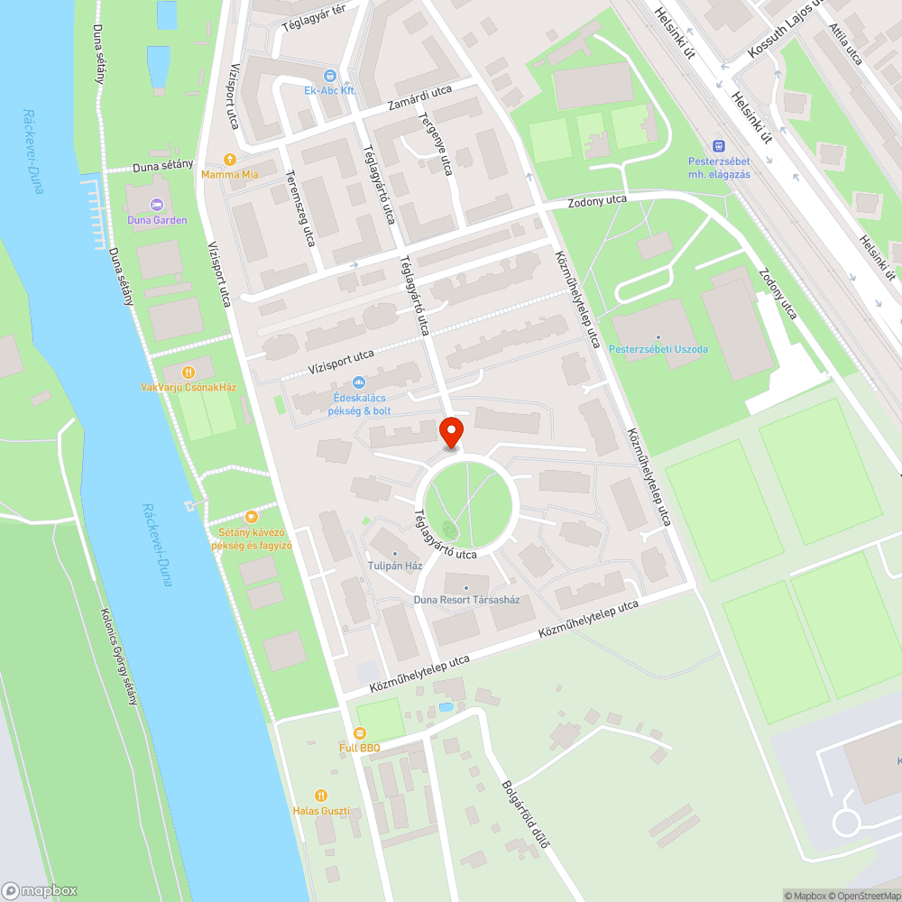 Elhagyott jármű bejelentés helye