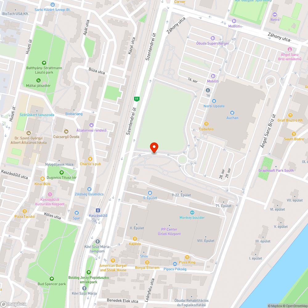 Lekopott zebrák az Óbudai Auchannál bejelentés helye