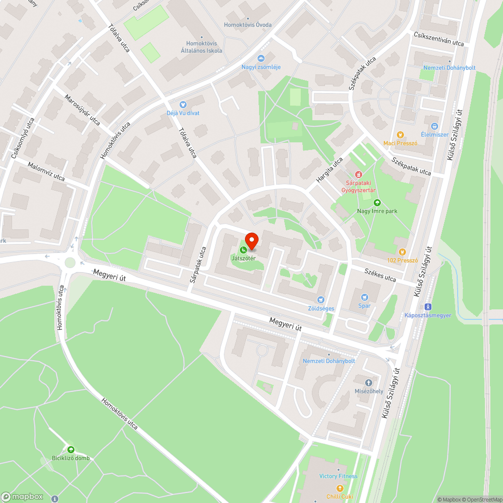 Fekete, törött renault közterületen. bejelentés helye