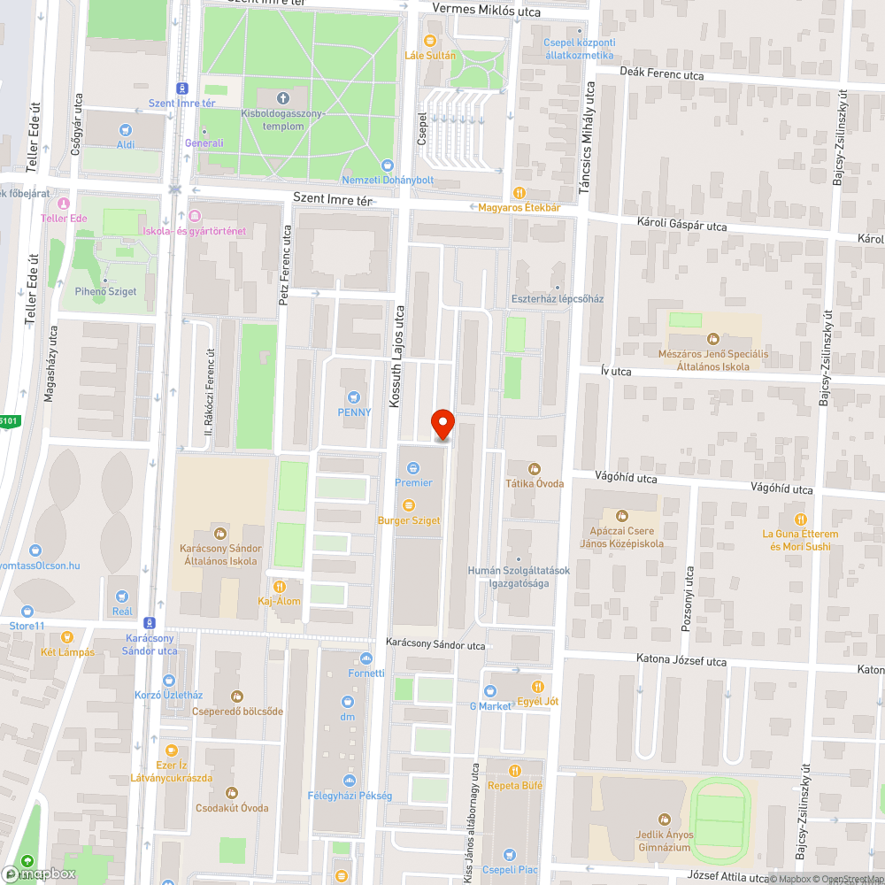 Rendezetlen közterület bejelentés helye