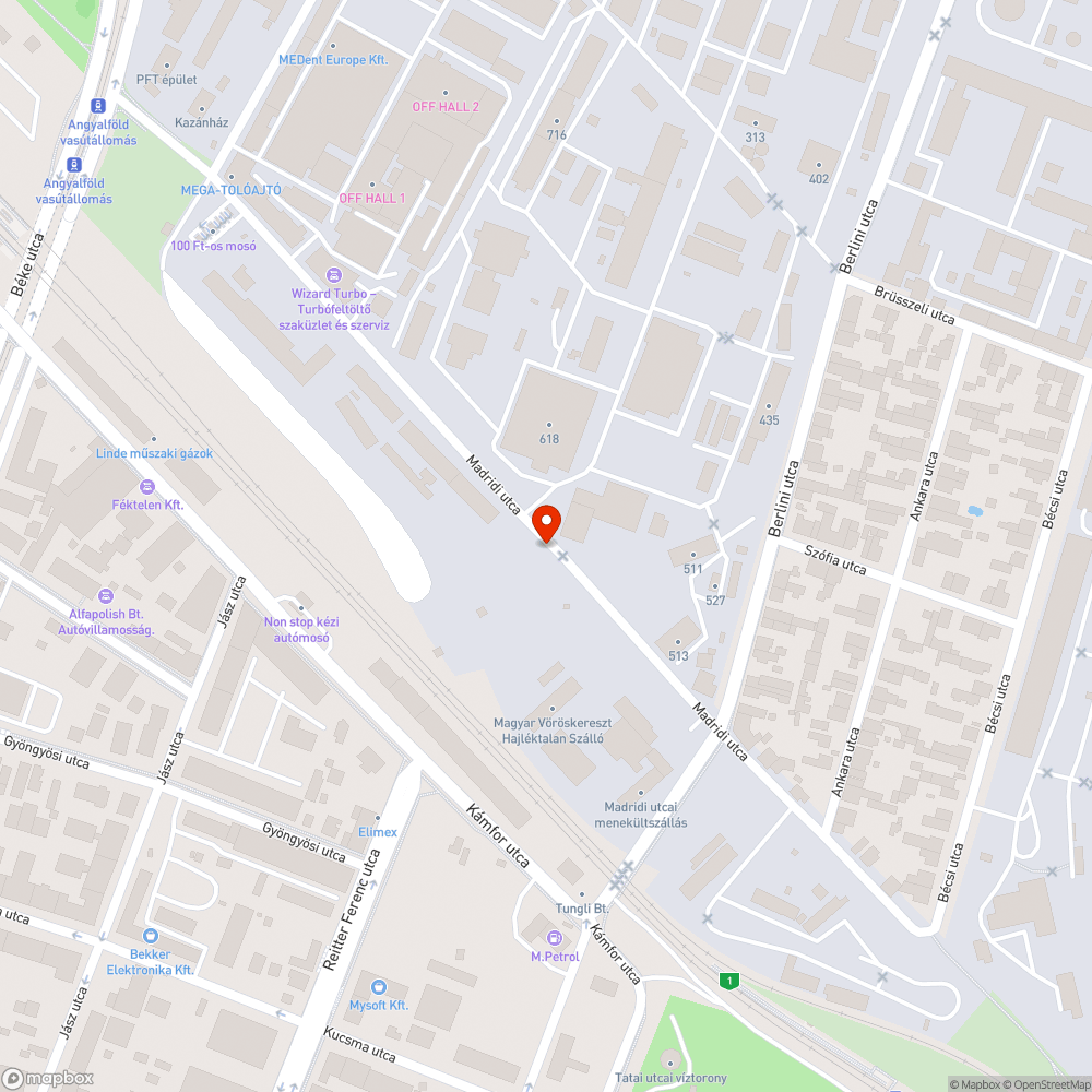 Gazdátlan szemeteskonténer bejelentés helye