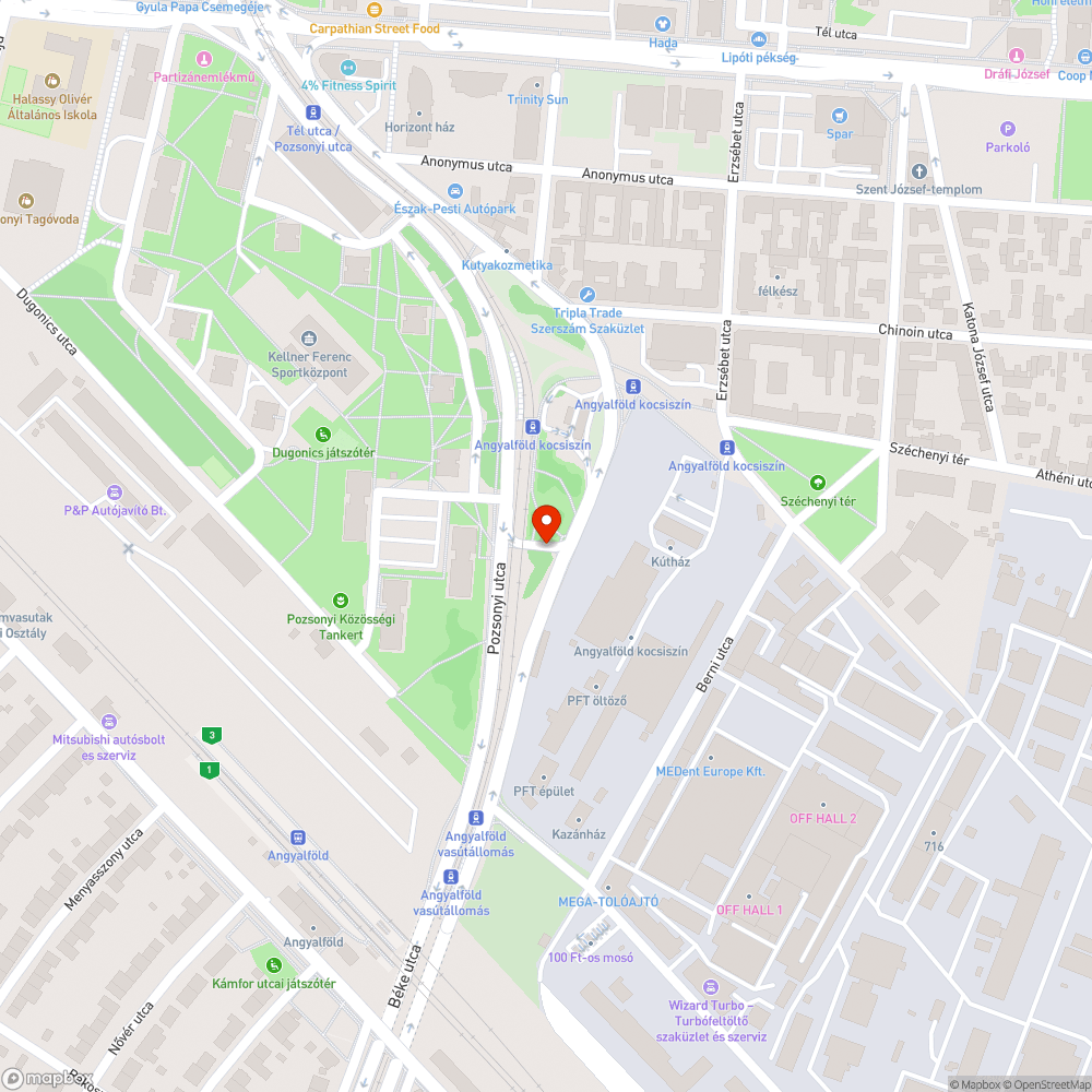 Rendszám nélküli Ford bejelentés helye