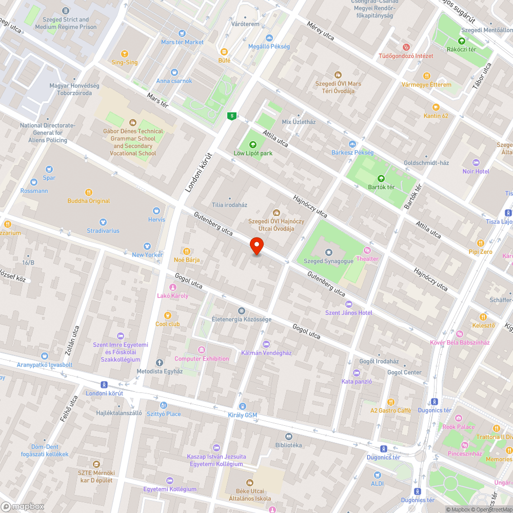 Üres oszlop bejelentés helye