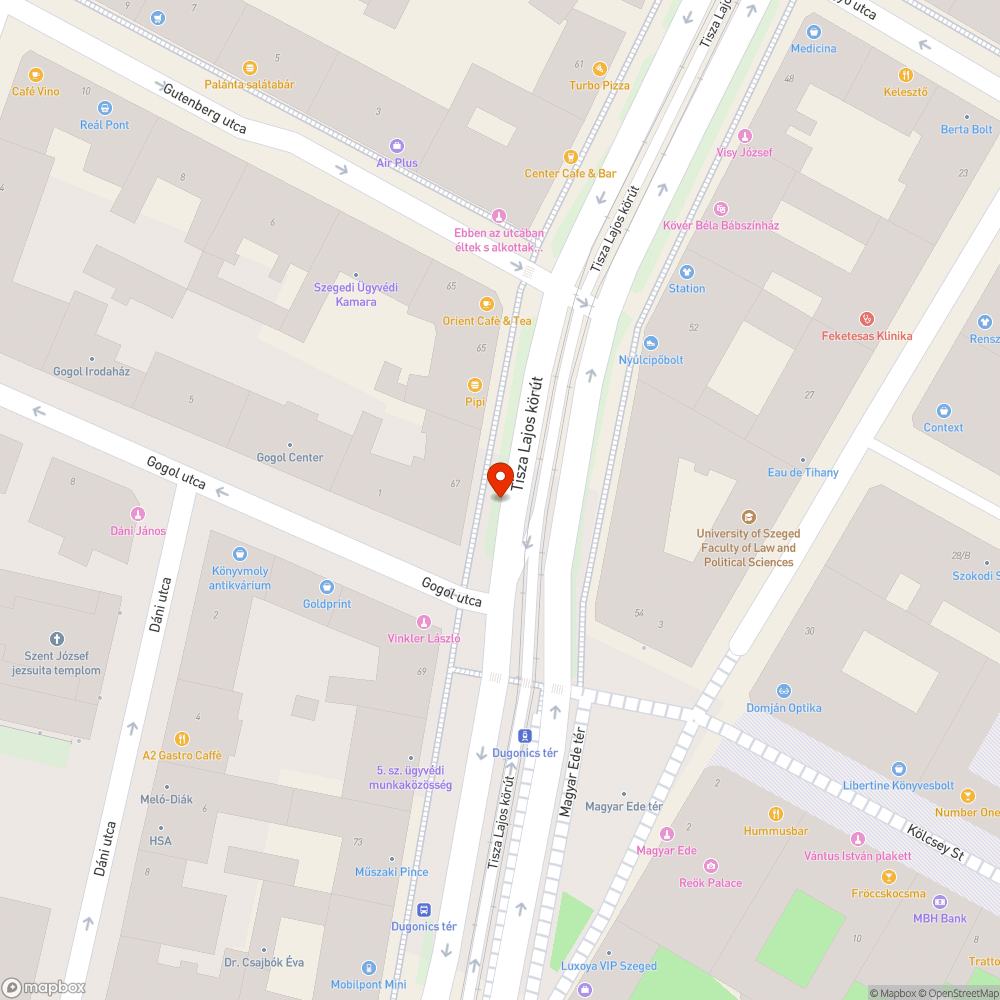 Megsüllyedt csatorna bejelentés helye