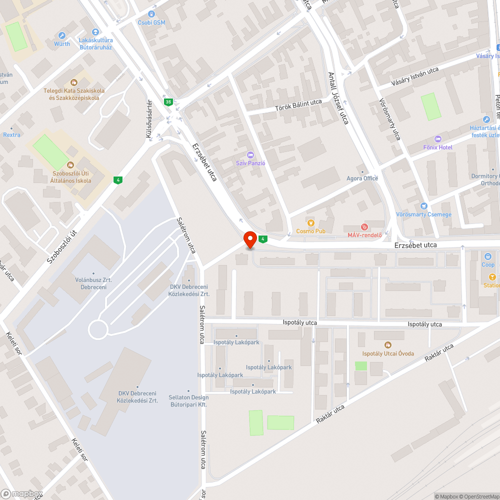 Nyilvános telefonfülke bejelentés helye