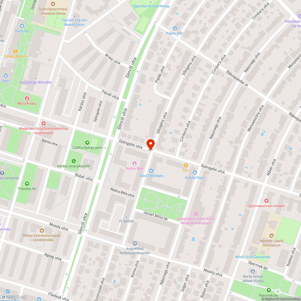 Ottmaradt közlekedési tábla bejelentés helye