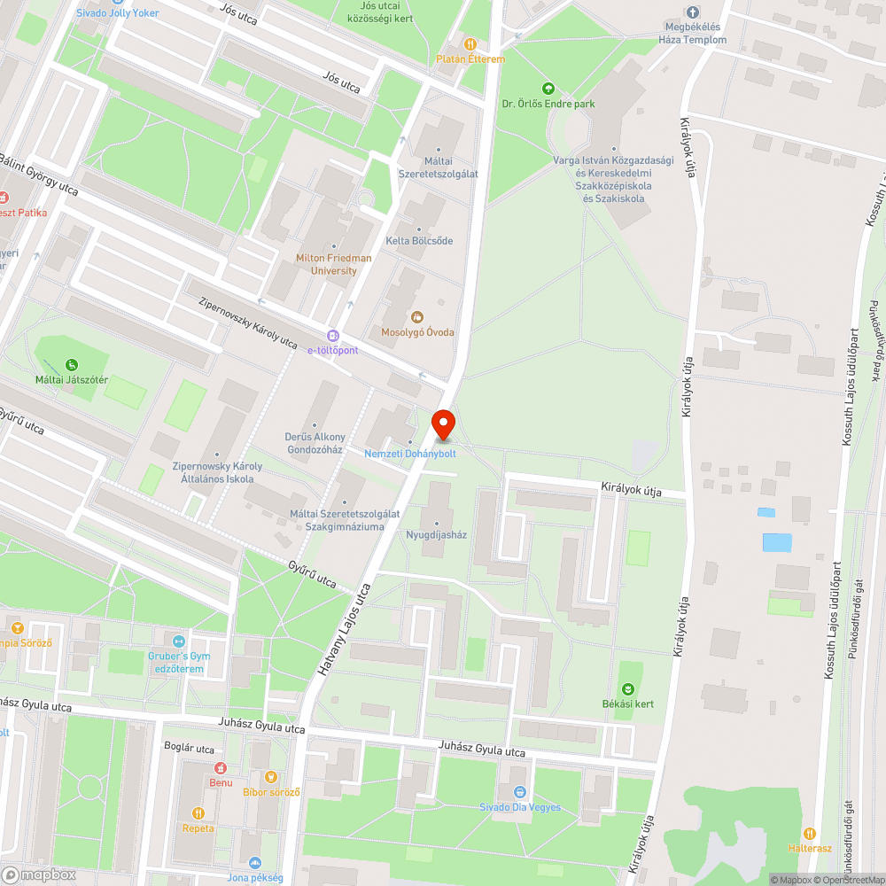 Zöldhulladék bejelentés helye