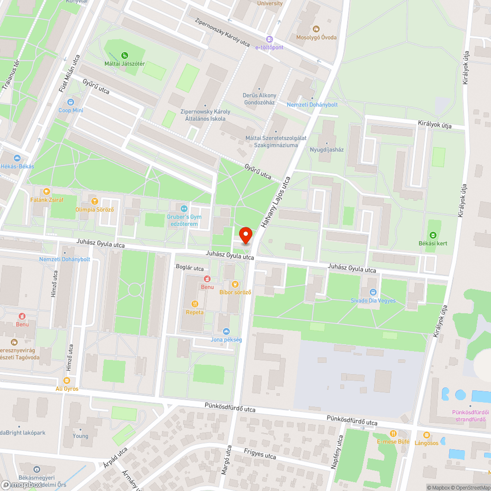 Halott fa bejelentés helye