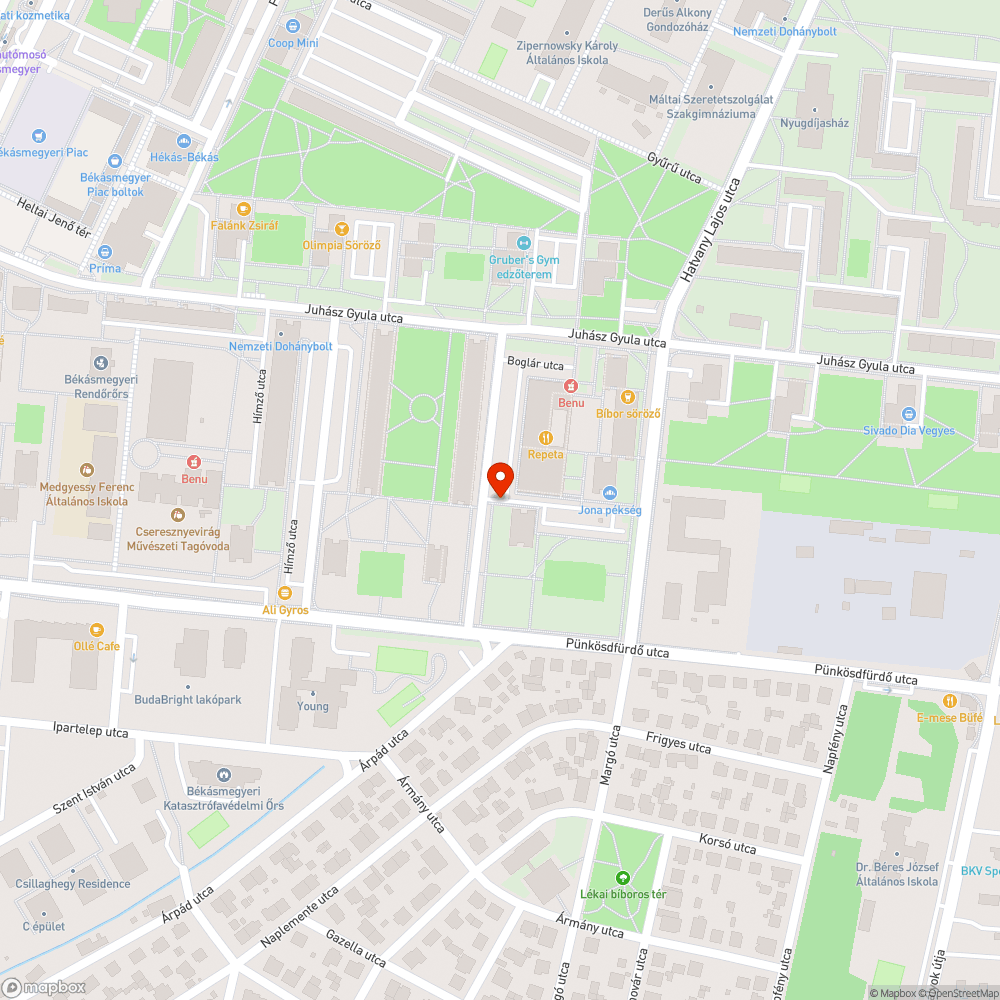 Műszaki lejárt bejelentés helye