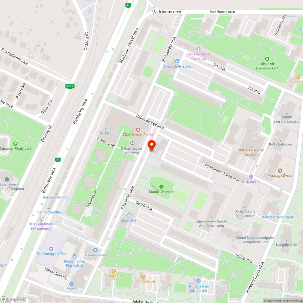 Halott fa bejelentés helye