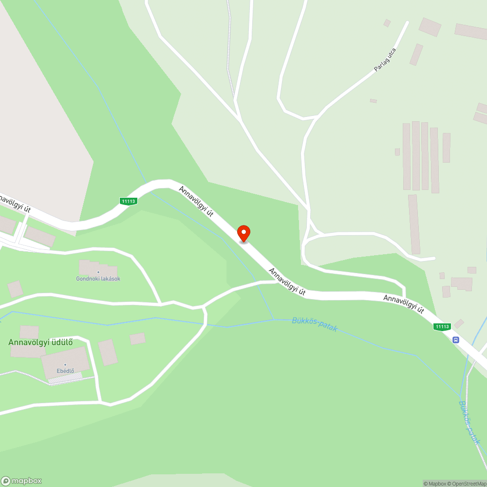 Annavölgyi úton rengeteg a szemét bejelentés helye