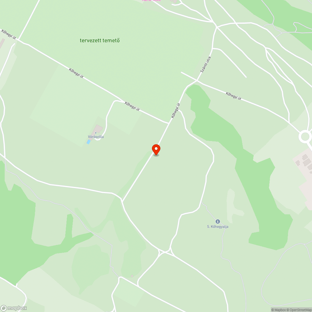 Szemét a Püspökmajori-vízmosásban bejelentés helye