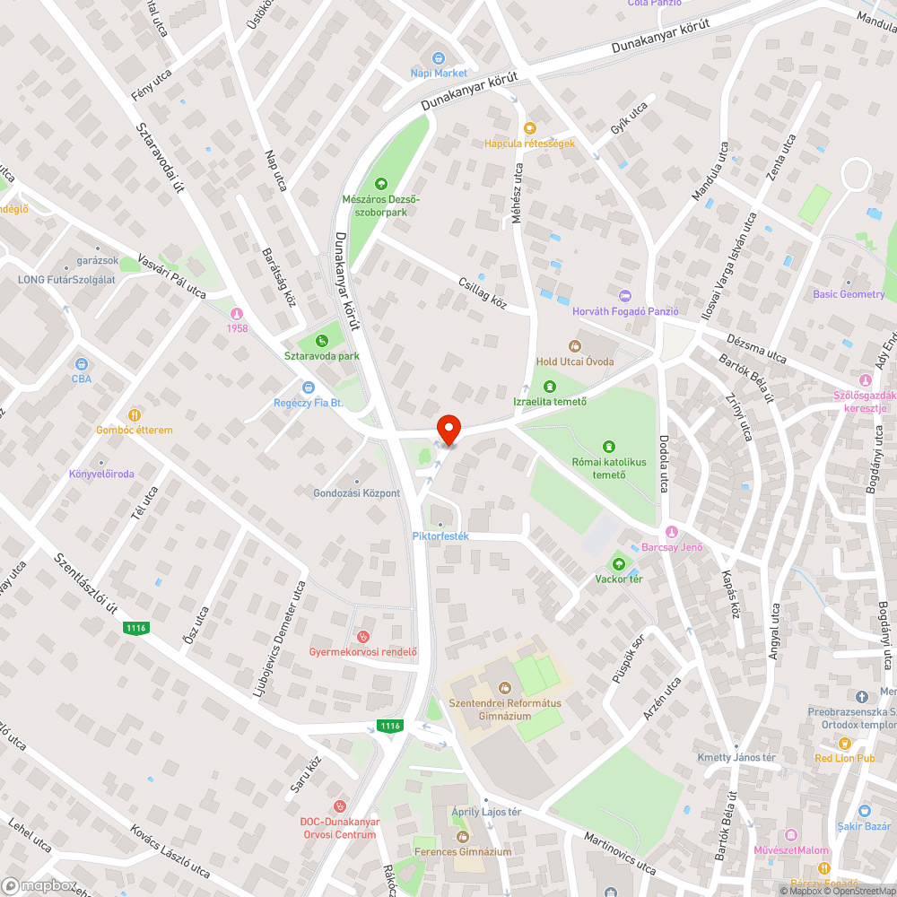 Pislogó és kiégett lámpapáros a Hold utca bejáratánál bejelentés helye