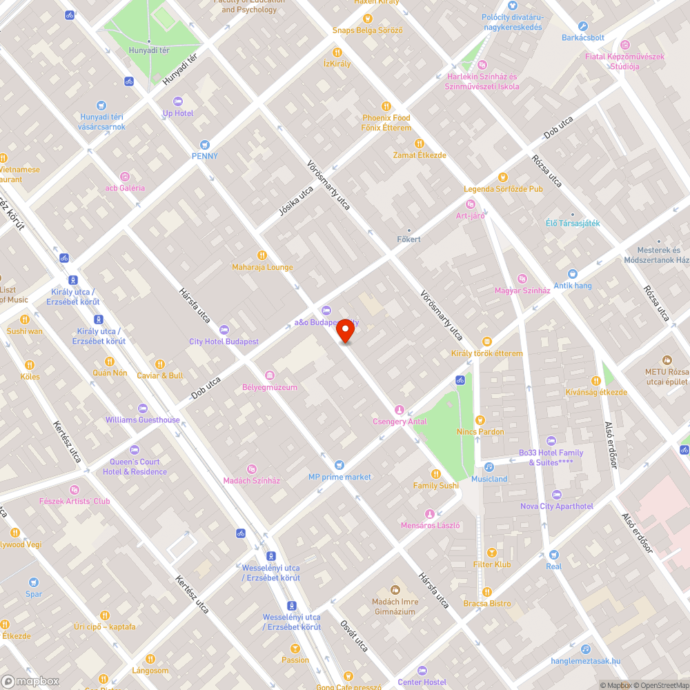 1074 csengery u 14-16  elött bejelentés helye