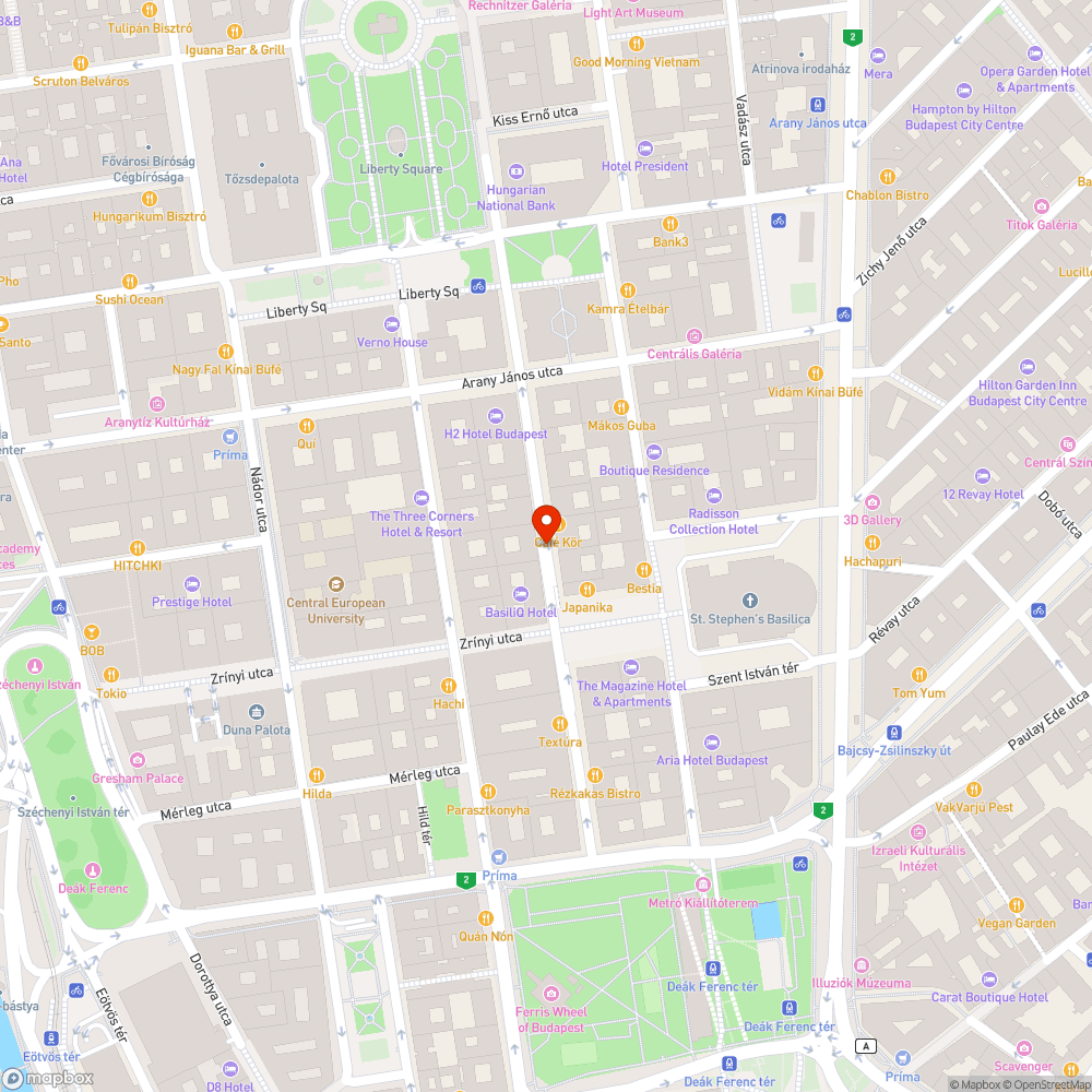 Díszburkolat bejelentés helye