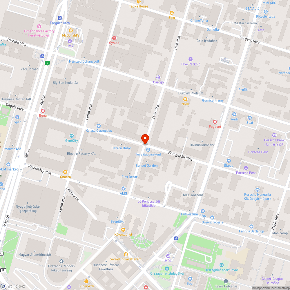 Ferde és leesett KRESZ tábla kidőlt elektromos szekrény bejelentés helye