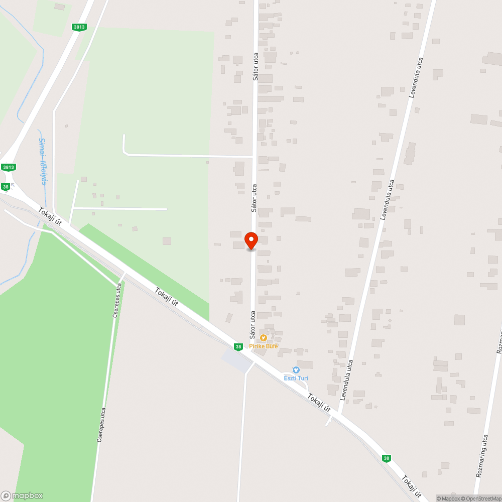 Hiányzó tábla bejelentés helye