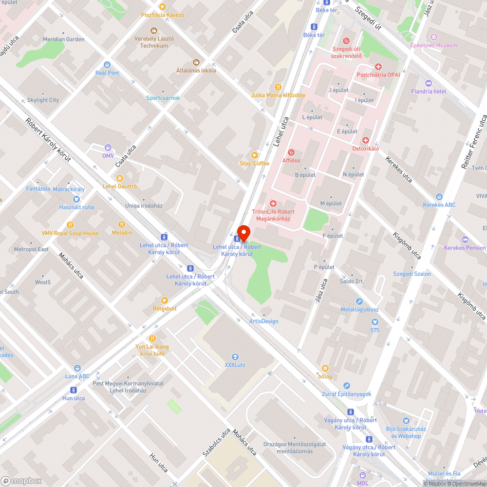 Hiányzó üveg bejelentés helye