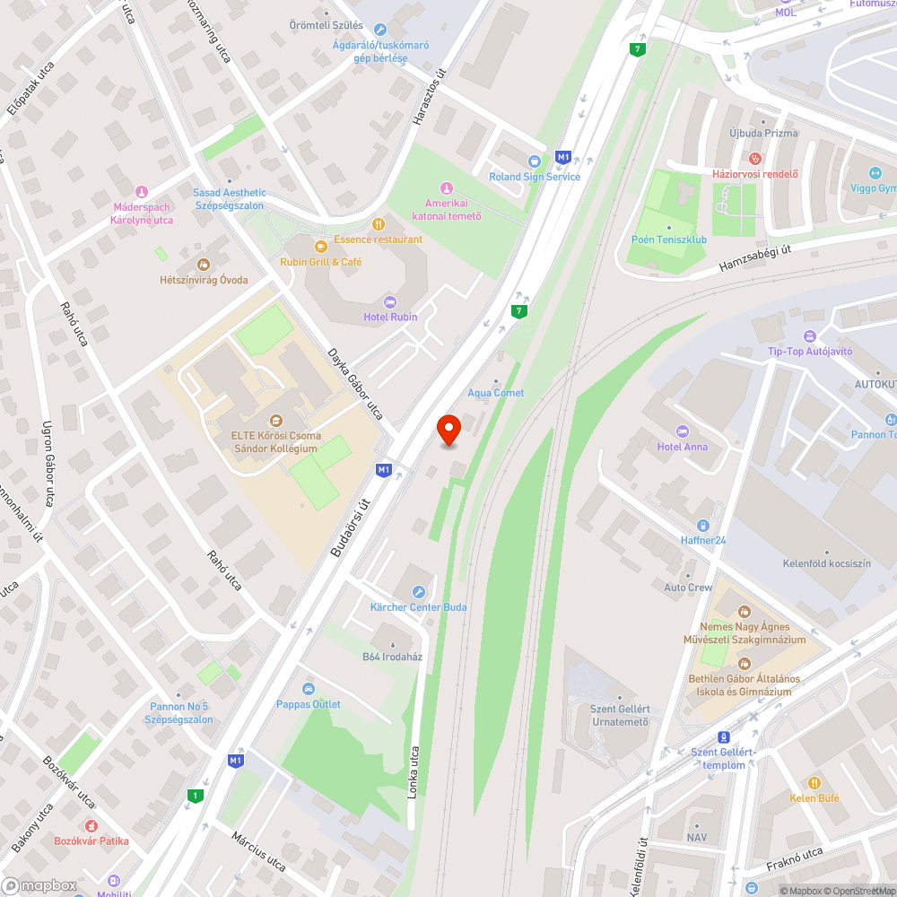 Közlekedési lámpa bejelentés helye