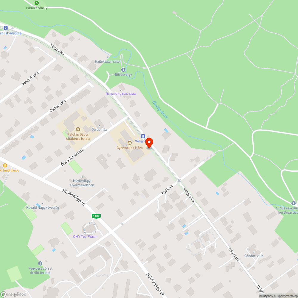 Eltömődött vízelvezető árok bejelentés helye