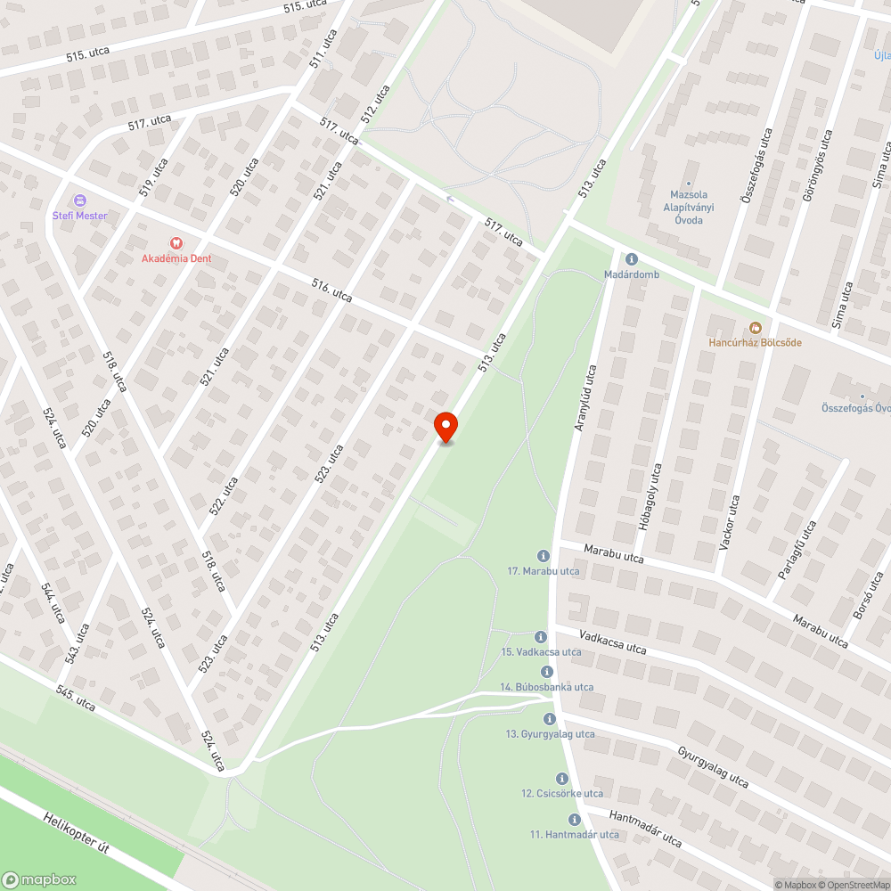 Nem akarás... bejelentés helye