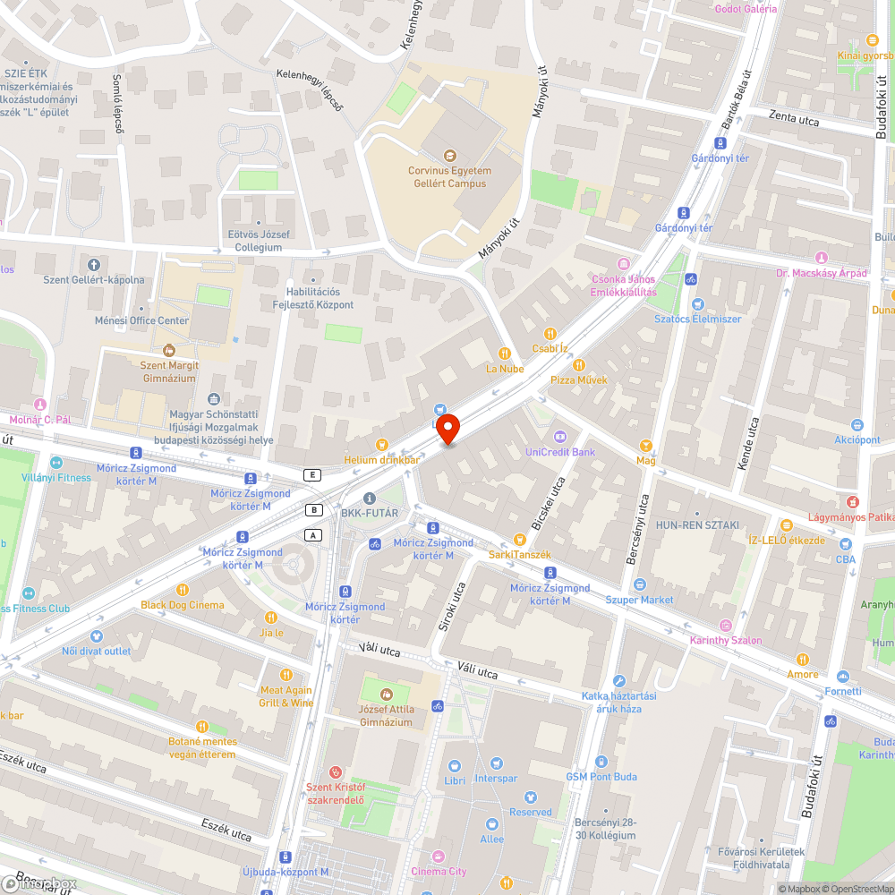 Kiszáradt fa  pótlása (játékbolt előtt) - Bartók Béla út bejelentés helye