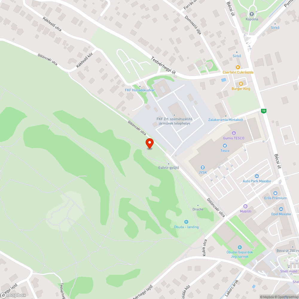 Vörös, iszapos anyag szivárog a hegyoldalban bejelentés helye