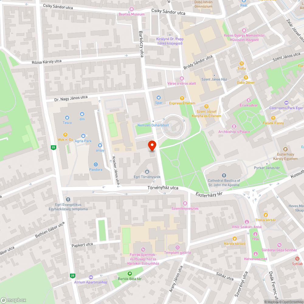 Autóbusz pályaudvar környéki járdák bejelentés helye